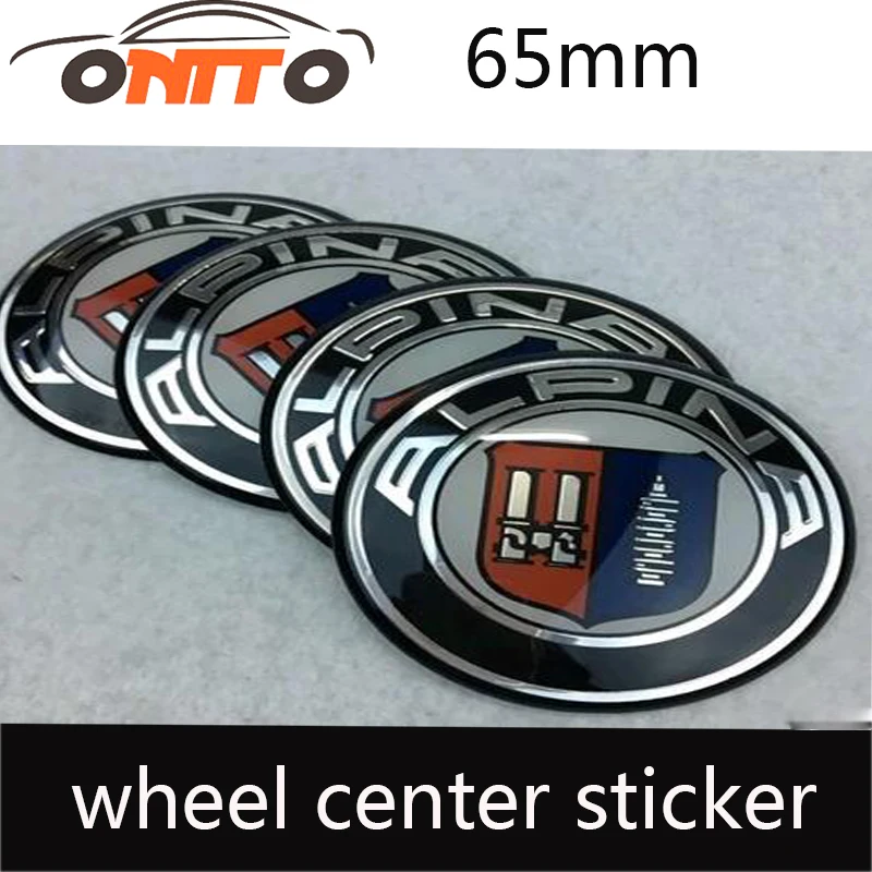 

4pcs 65mm Car Wheel Hub caps stickers auto emblem covers stickers Auto Accessories for bmw E60 E90 F10 F30 F15 E63 E64 E65