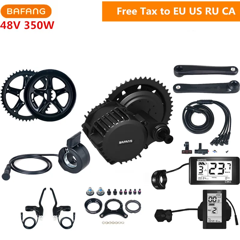 

Bafang 8fun 48V 350W BBS01B Mid Drive Motor Conversion Kits C965 C961 Speed Sensor For Eletric Bicycle Middle Engine Accessories