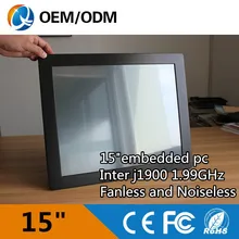 Tablet pc 15″embedded industrial panel pc LED touch screen resolution 1024×768 with Intel j1900 all in one pc 2GB DDR3 32G SSD
