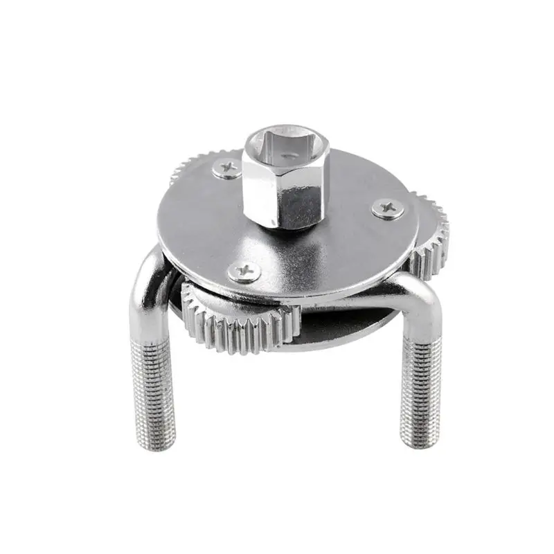 

Round Foot Flat Foot Dual-Purpose Machine Oil Grid Filter Wrench Two-Way Three-Jaw Machine Oil Grid Wrench Auto Parts Auto Maint