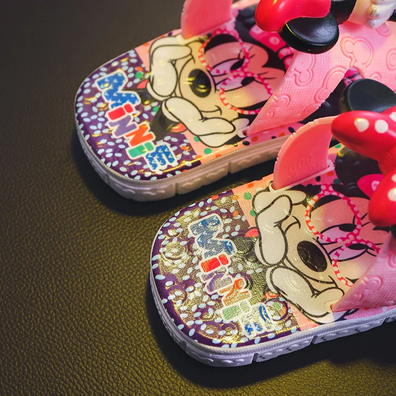 Fashion Children Slippers for Girls Boys Cute Cartoon Micky Baby Shoe Summer Kids Slippers Casual Non-slip Comfortable Shoes