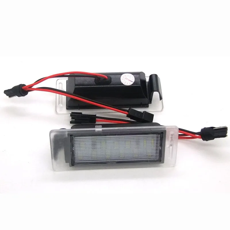 2 шт. 18 SMD Хвостовая Светодиодная лампа номерного знака Автомобильная сигнальная