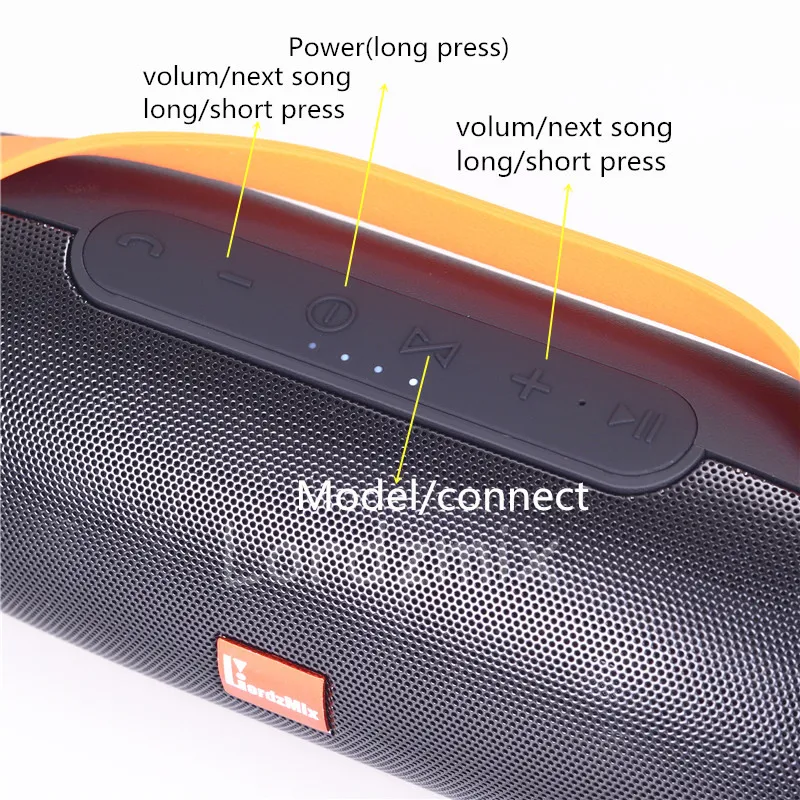 Bluetooth speaker Wireless Portable Outdoor loudSpeaker Radio sports Soundbar support TF FM music Boombox for phone lordzmix (8)