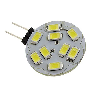 10 шт./лот G4 LED 12 в 1 Вт 9 * SMD5730 350 лм Светодиодная лампа g4 для дома Бесплатная доставка