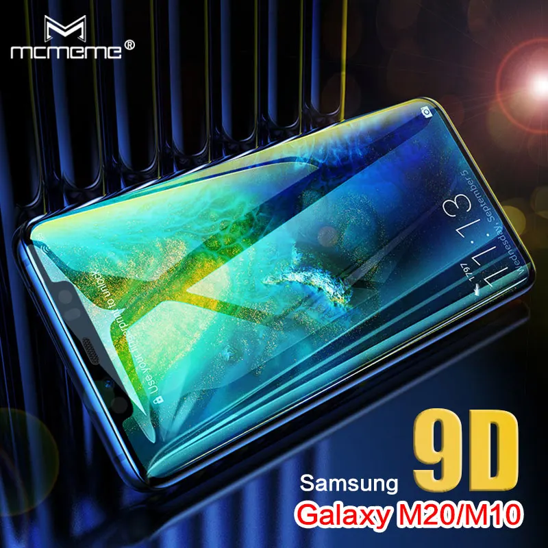20 шт./лот 9D Закаленное стекло протектор экрана для Samsung Galaxy M10 M20 M30 защитное 9H HD