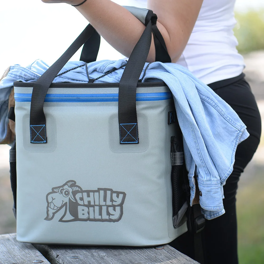 Chilly-24can-Grey-cooler bagsM1