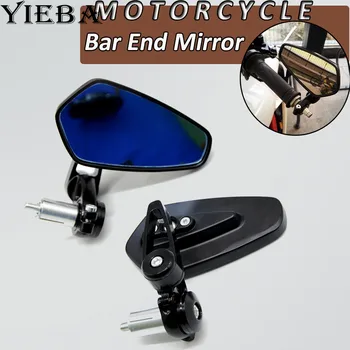 

7/8""22mm Motorcycle bar end mirror Side Rearview Mirrors handlebar for For YAMAHA FZ1 FAZER FZ6 FAZER FZ6R FZ8 MT-07 FZ-07 MT07