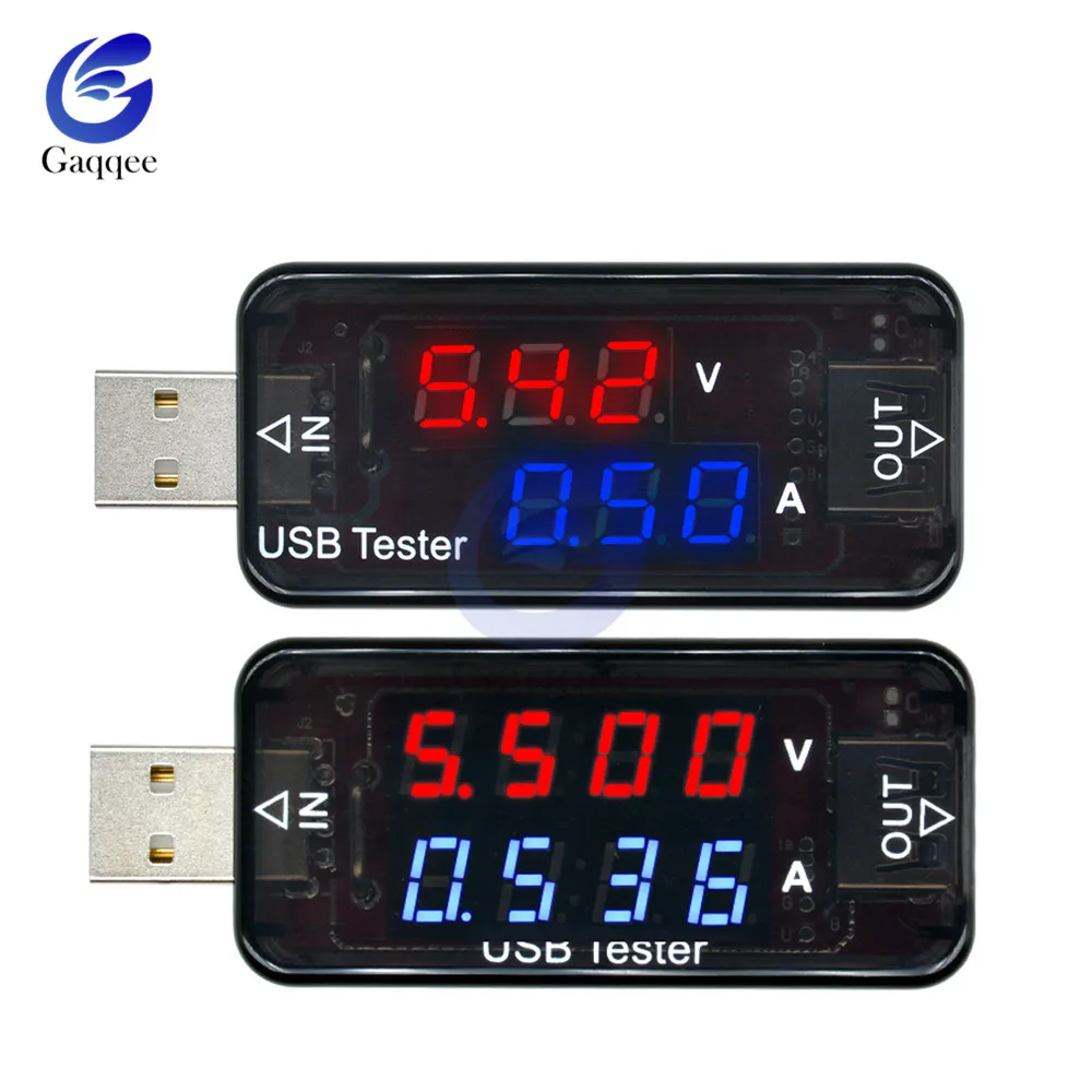 USB тестер для зарядки высокоточный вольтметр Амперметр мобильных устройств 4/3