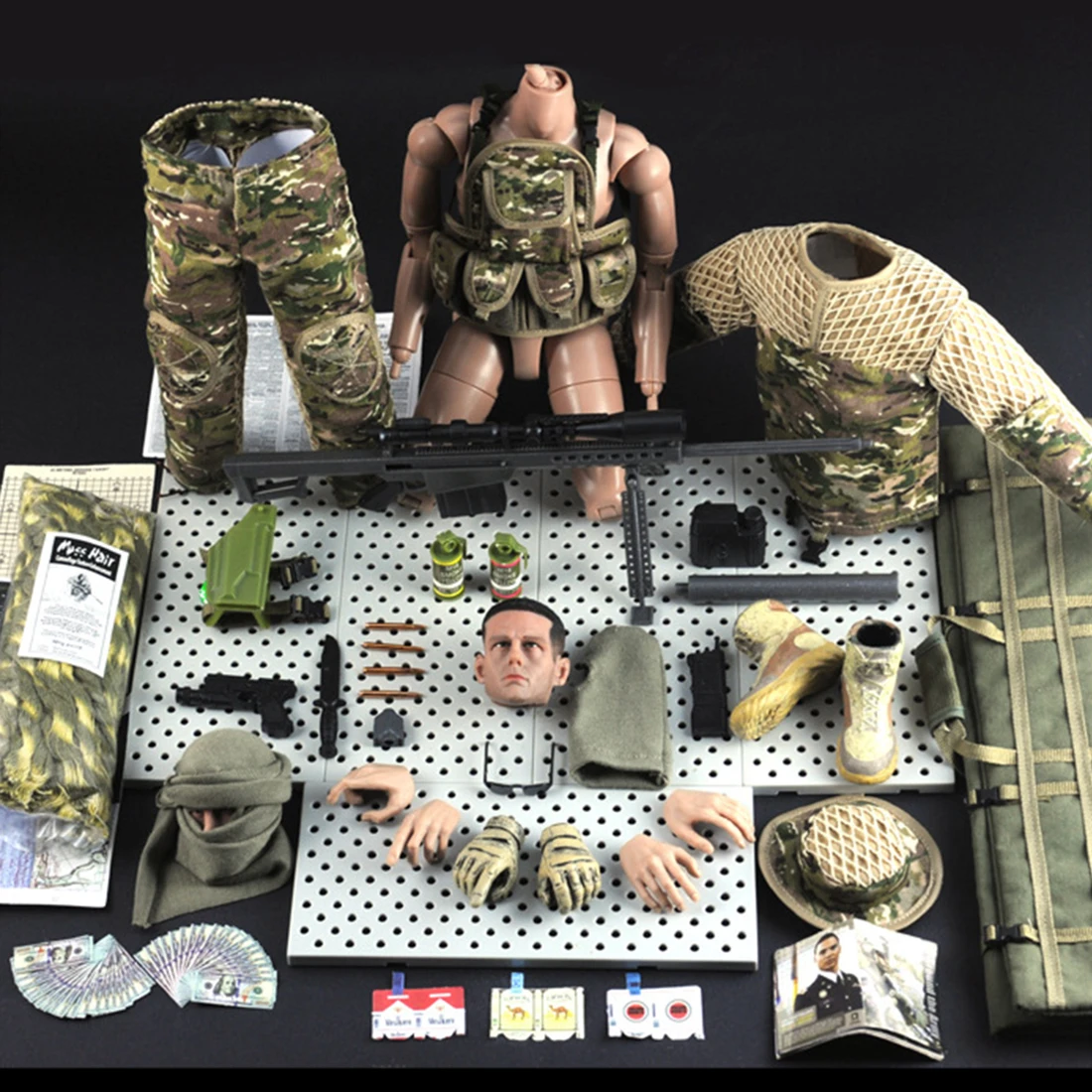

30cm 1:6 disassembled Soldier Military Model Toy Gift with Movable Joint for Children Action Toy Figures military fans