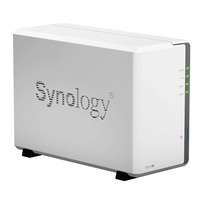 Synology NAS дисковая станция DS218j 2-отсек бездисковый nas сервер nfs Сетевое хранилище Облачное Хранилище 2 года гарантии