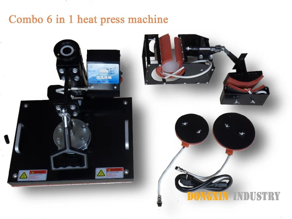 Теплопередающая машина, сублимационный пресс, комбо 6 в 1