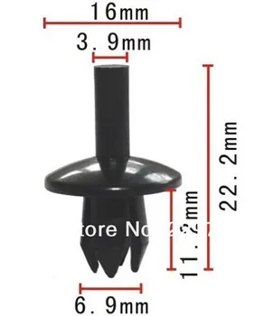 

Free Shipping 100PCS GrilleTo Headlight Bracket Push Type Retainer car Fastener Clip For Ford 383142-S Auto Plastic Clips