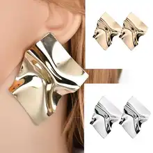 Творчество дешевые элегантные Нерегулярные серьги стержня аксессуары сплава темперамент модные женские туфли Стад Серьги