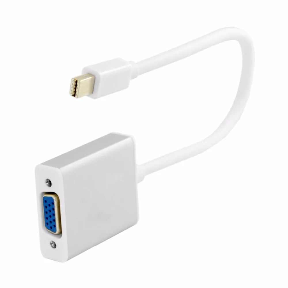 Для MacBook Air Pro iMac Mac Thunderbolt Mini DisplayPort Display Port DP To VGA кабель адаптер 1080P подключение ТВ