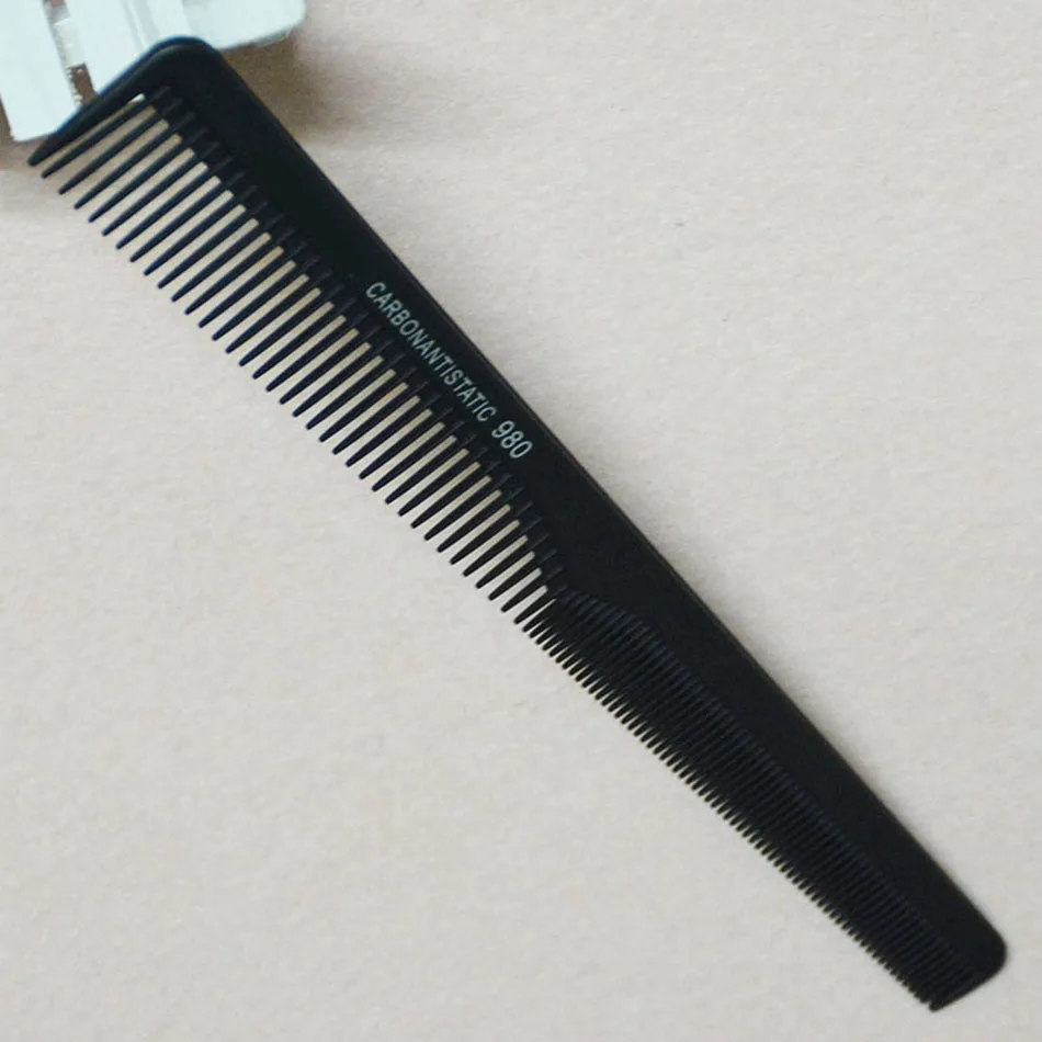 

Tapered Barber Comb Black Heated comb Anti-Static Fine Tooth Comb