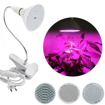 

1pcs 60/106/126/200 LED Grow Light Hydroponic Lighting With Clip Plants Lamps for Flower Hydroponics System Indoor Garden