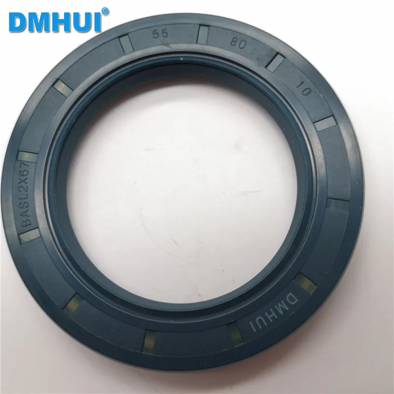 DMHUI brand Tractors rubber shaft seal 55*80*10 Balck NBR rubber OEM
