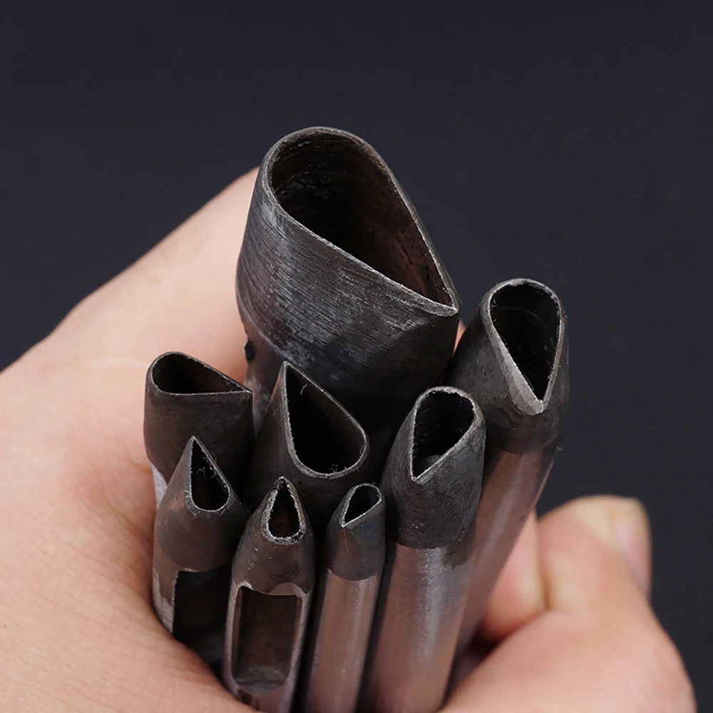 3-30 MM Water Drop Shape Belt Holes Metal Punching Tool Eyelets Die Rivet Mold Button Sewing Patches