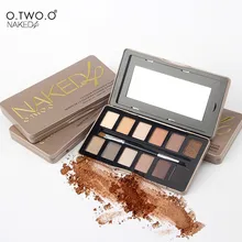 O.TWO.O  Palette Nude and Smoky Eyeshdow  12 Colors Shimmer Matte Eyeshadow Palette