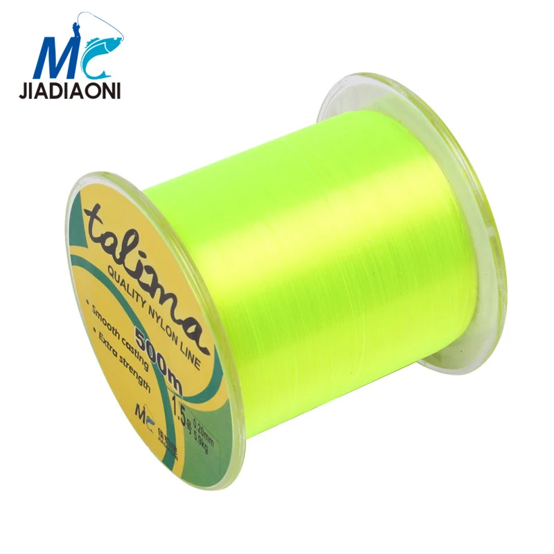 JIADIOANI Extreme Strong Monofilament Nylon Fishing Line 500m Carp Fishing Wire Cable Japan