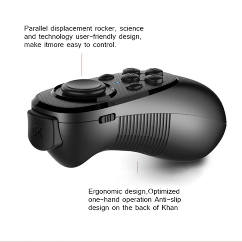 MOCUTE 052 Bluetooth геймпад игровой контроллер Джойстик селфи затвора для Iphone Android PC tv Box 3D VR очки