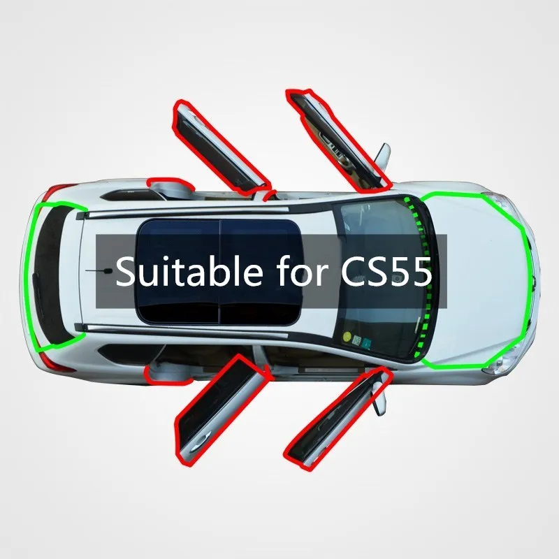 

For changan CS55 car sealing edge seam collision sound insulation retrofitted with modified rubber sealing strip