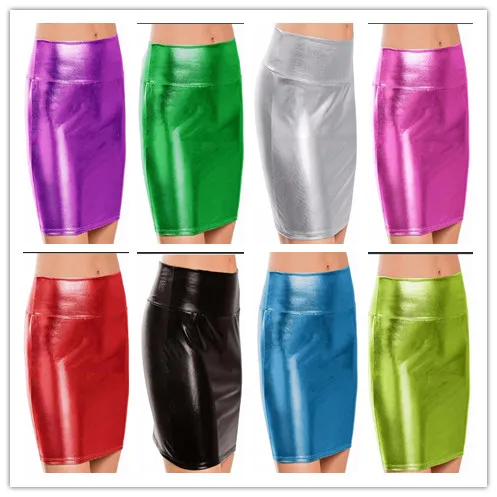 New-Sexy-Micro-Skirt-Latex-Faux-Leather-Skirt-Tight-Hip-Slim-Low-Waist ...