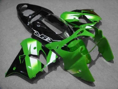 Инъекция Moldfor KAWASAKI Ninja ZX9R 00 01 ZX 9R 2000 2001 zx9r ABS зеленый черный обтекатель + 7 подарков