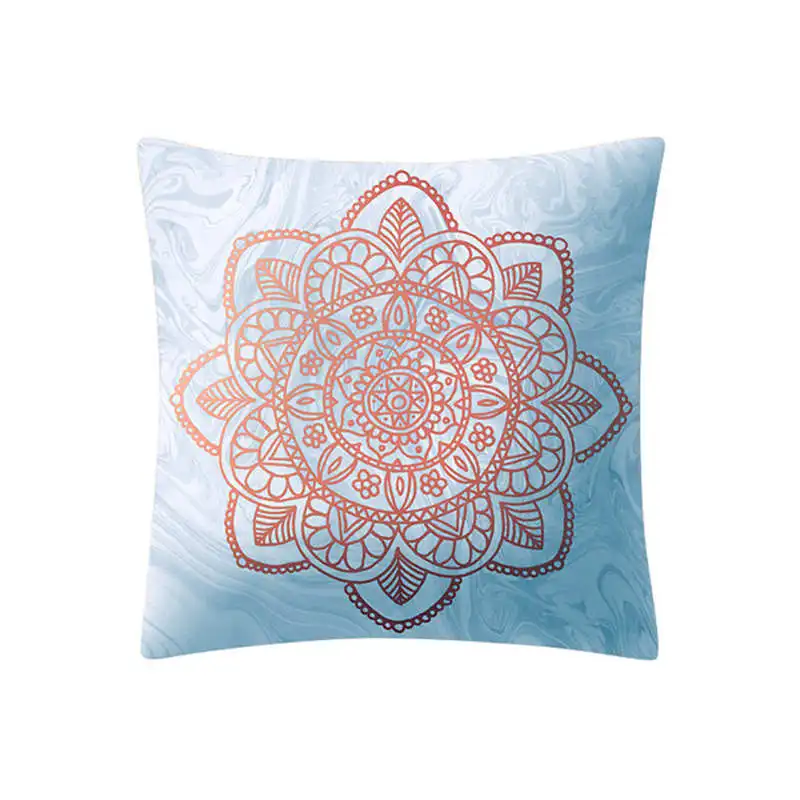 Rose Gold Pink Cushion Cover Square Pillowcase bed sofa Decoratio Art style pillow cover 4545 christmas home decor #3o11#f (11)