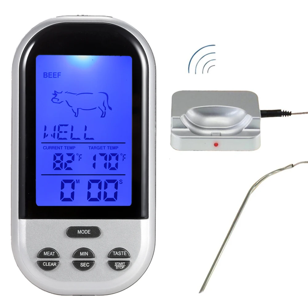 Buy Wireless Digital Oven Thermometer Kitchen Food