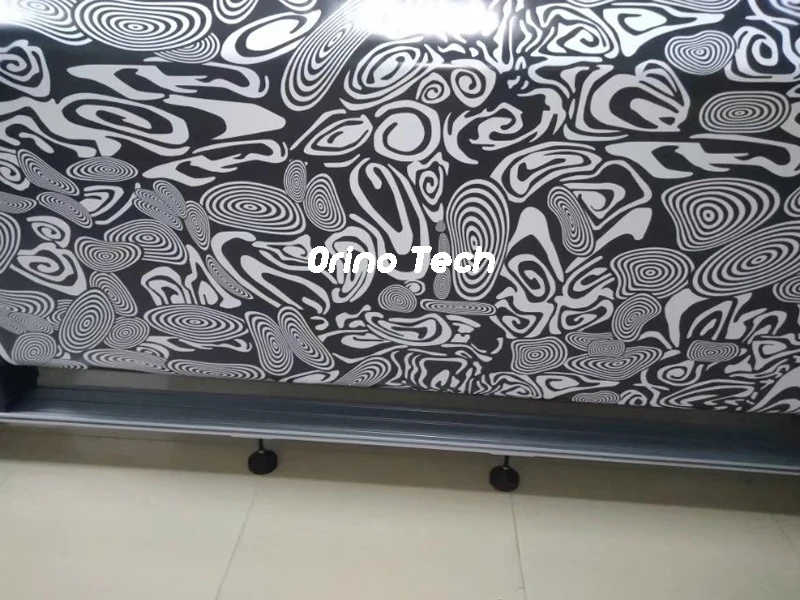 Black White Camouflage Vinyl Wrap Film-3