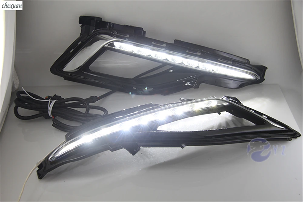CSCSNL 1 комплект Автомобильный светодиодный DRL дневные ходовые огни 12 В ABS