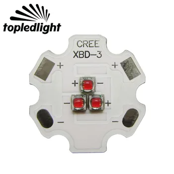 

Topledlight Customize Cree XBD XB-D 3Leds Emitter Light White/Warm White/Red/Green/Blue/Yellow For DIY Led Downlight Lamp Light