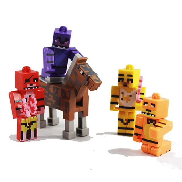 5pcs set fnaf funtime freddy bear 7cm pvc five nights at freddy foxy