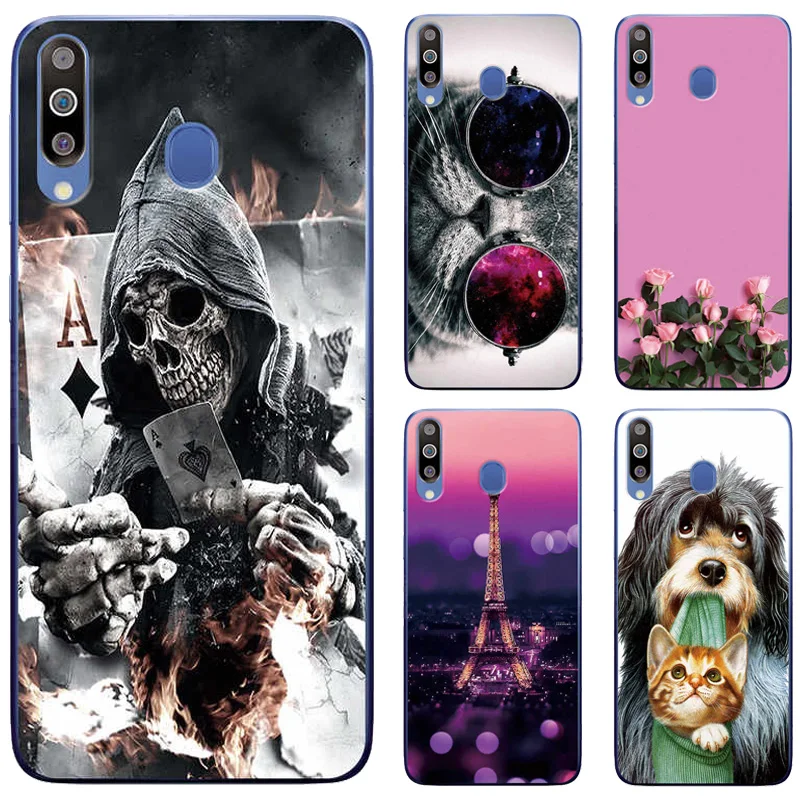 

Case For Samsung Galaxy M30 Animal Patterned TPU Soft Shell Case For Samsung M30 M 30 M305F M305 SM-M305F Phone Back Cover Capa