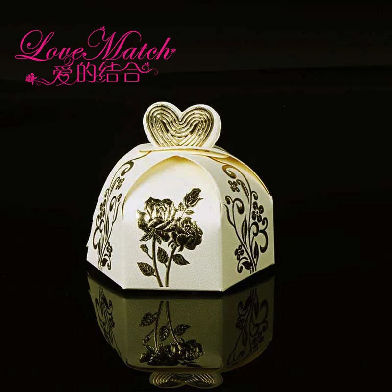 25 шт Любовь Сердце и цветок Свадебные сувениры коробка конфет Подарочная коробка шоколад свадебное оформление коробки поставки
