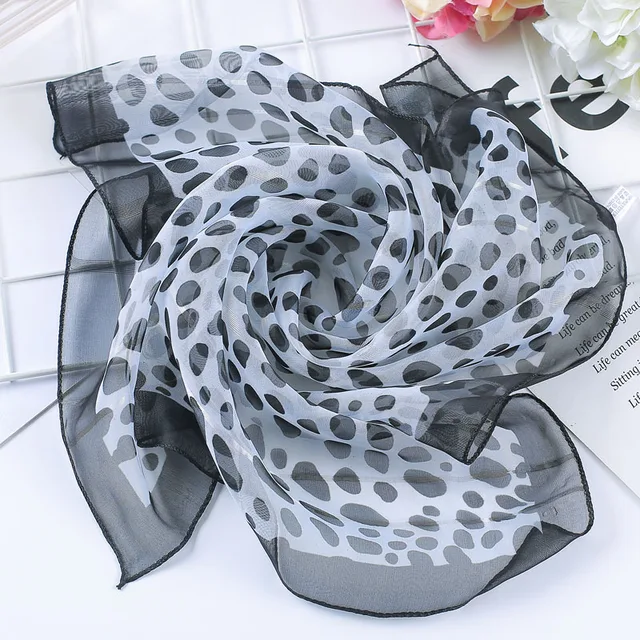 Spring-summer hot  women silk scarf square lady wrap small office neck head scarf hair scarf foulard 50*50cm skinny scarfs 4
