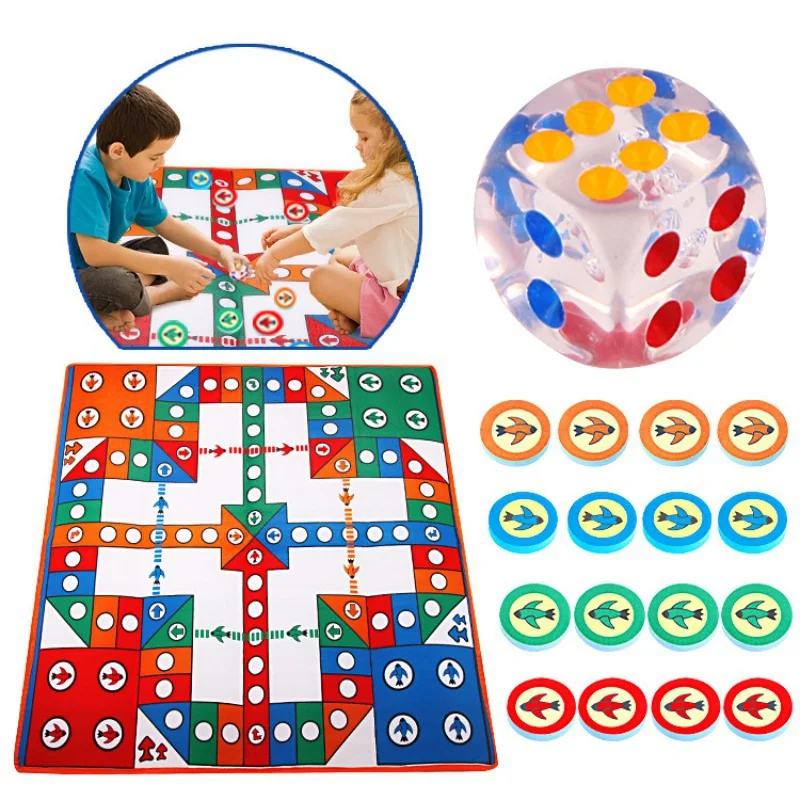 1Set 82*82cm Baby Aeroplane Chess Crawl Puzzle Mat Flying Waterproof Play Game Children Educational Toys | Игрушки и хобби