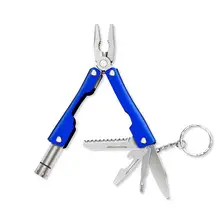 Mini multifunction all-steel ferramenta de dobramento alicates agulha ao ar livre portátil bolso chaveiro suíço alicates
