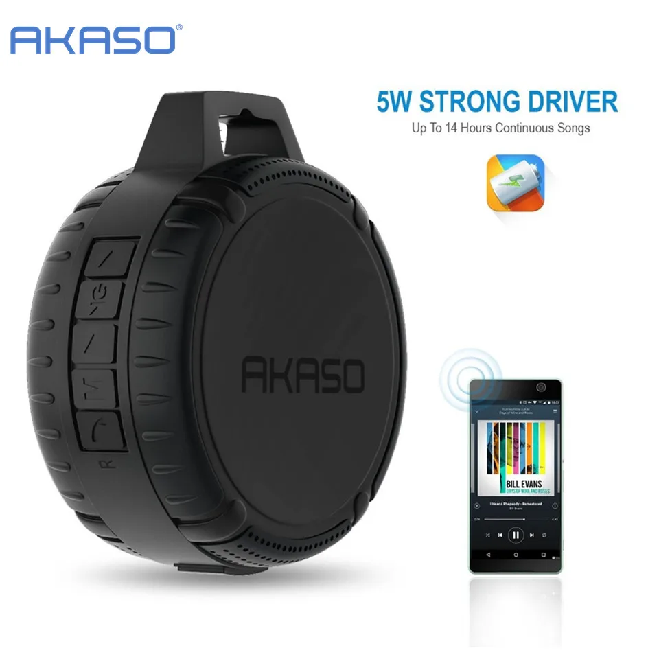 AKASO H1 Outdoor Speakers Home Audio Theater System Wireless Waterproof Bluetooth Subwoofer