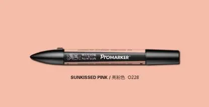 Winsor& Newton Promarker двухконцевые графические Маркеры цвета кожи - Цвет: sunkissed pink