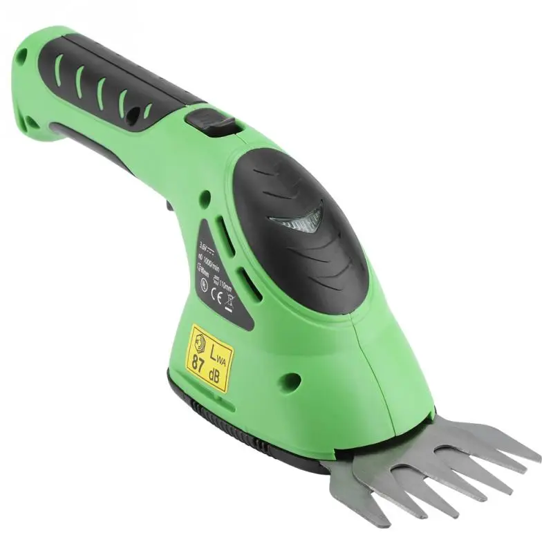 

LED output power display 3.6V rechargeable hedge trimmer gardening tools