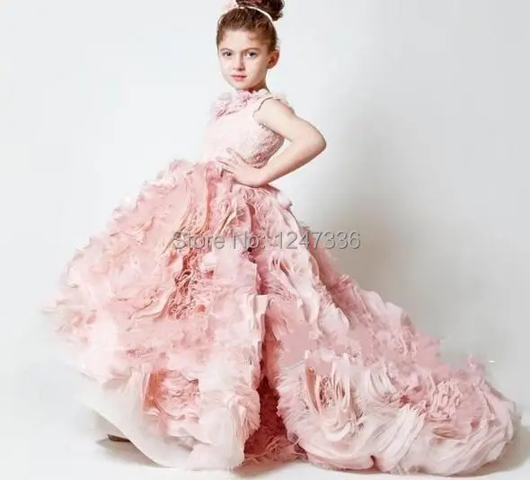 Customize Beautiful Attractive New Chic lovely Cheap Ball Gown little