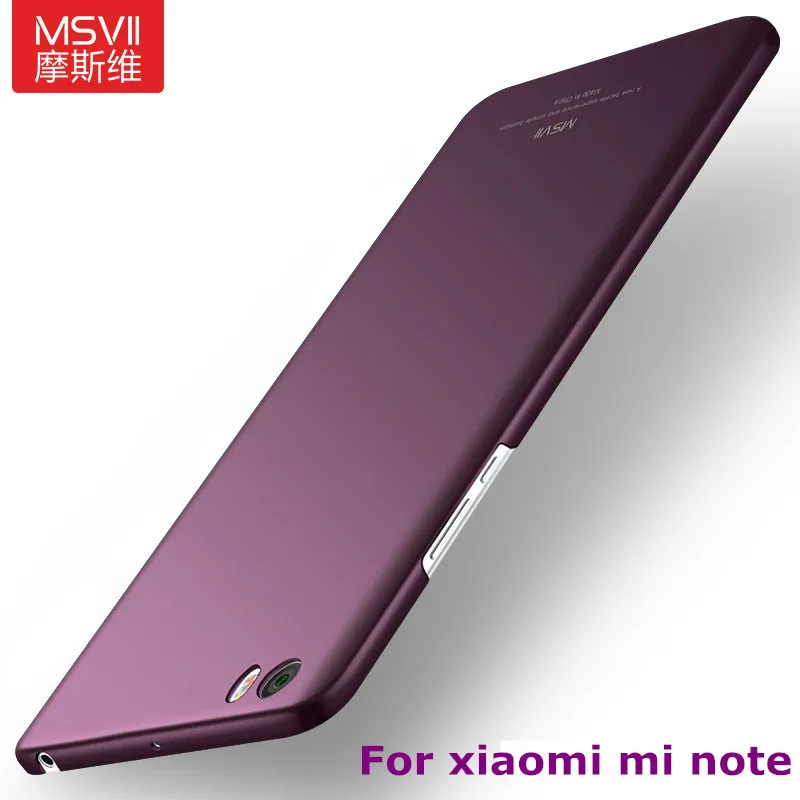 Original-MSVII-Coque-Xiaomi-Mi-Note-Case-Hard-Plastic-Matte-Back-Cover-360-Full-Protection-Housing