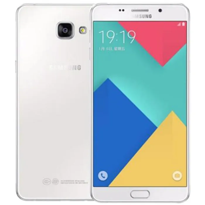 Разблокированный мобильный телефон samsung Galaxy A9 A9000 с двумя sim-картами и восьмиядерным процессором LTE 6,0 ''13MP rom 32G 1080P Восстановленный мобильный телефон - Цвет: White