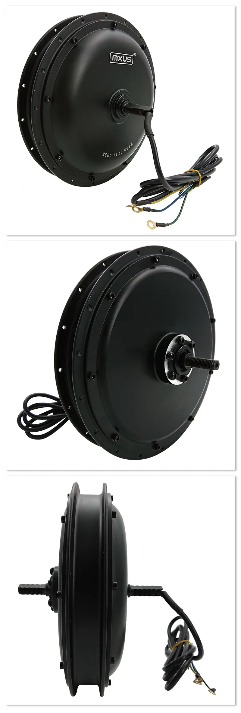 Sale 48V 1000W Brushless Direct Drive Hub Motor E-bike Motor Front and Rear Wheel Drive MXUS XF39 XF40 30H freehub 9