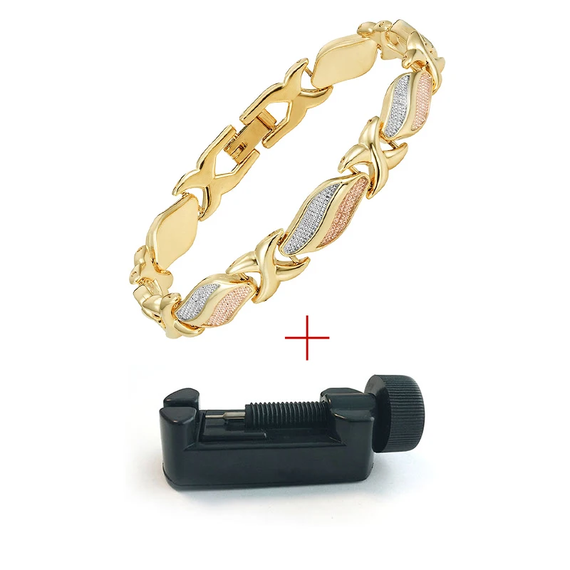Vivari, роскошный женский магнитный браслет, браслет для женщин, энергетический цинковый сплав, 3 цвета, EMBA204T, Женская безделушка, ювелирное изделие - Окраска металла: Add Tool EMBA204T