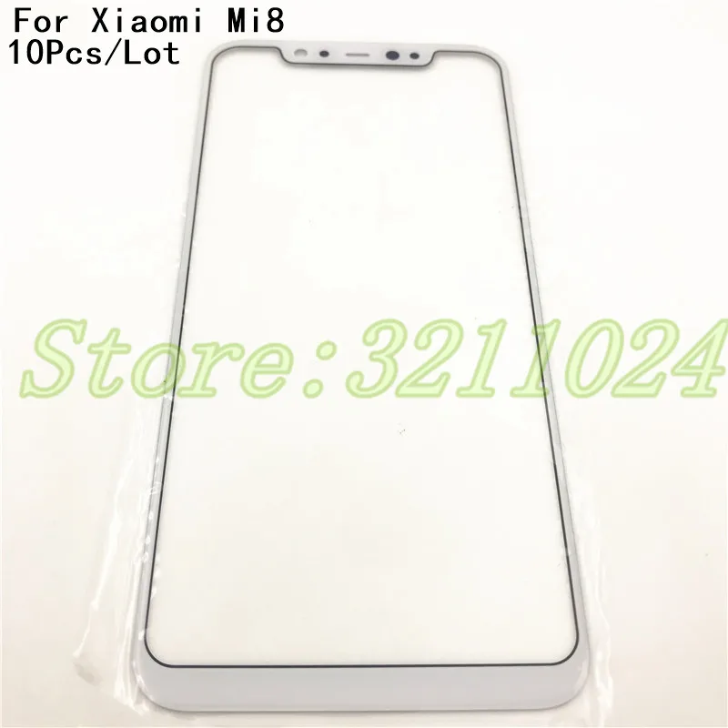 10Pcs/Lot Original For Xiaomi Mi8 Mi 8 / SE Front Screen Outer Glass Touch Cover Panel Lens Replacement Parts | Мобильные телефоны