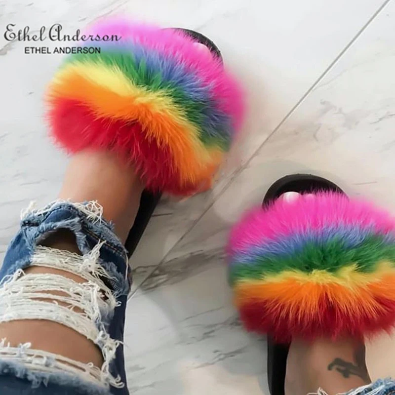 fur slippers 4-5 (7)