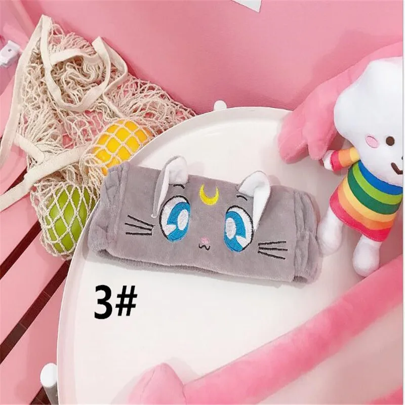 Sailor Moon Luna повязка для волос с кошачьими ушками на голову косплея милый уход за